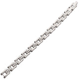 STEEL PYRAMID Link Bracelet for Men in Stainless Steel - Full View