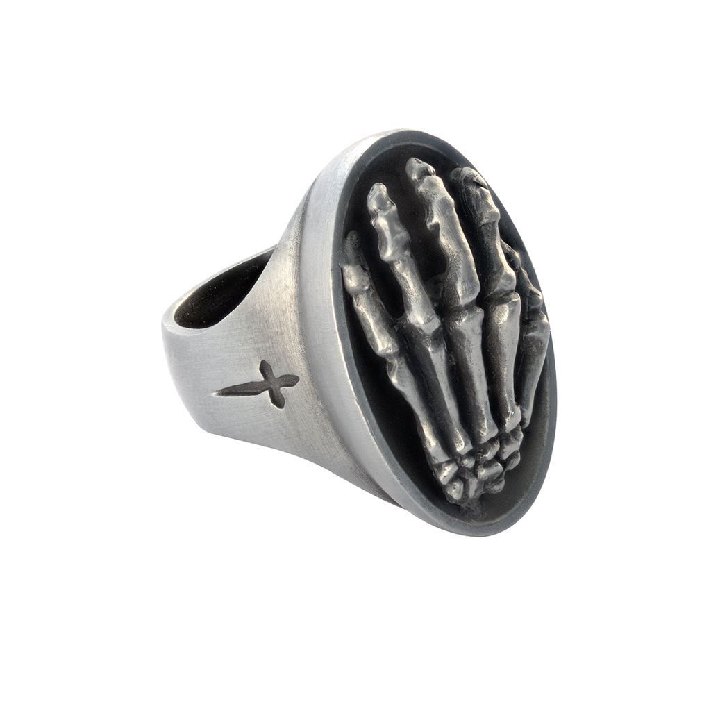 Skeleton full hand ring deals
