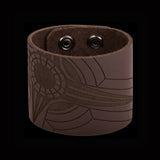 ETHEREAL Leather Cuff Celtic Cross - Alternate View
