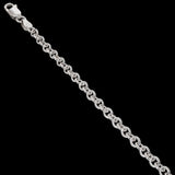 Sterling Silver Oval Link Chain by Ecks