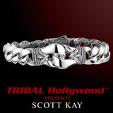 Scott Kay ADONIS GUARDIAN SMALL Sterling Silver Modern Mens Bracelet