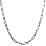 PAPERCLIP Stainless Steel Link Necklace Chain for Men