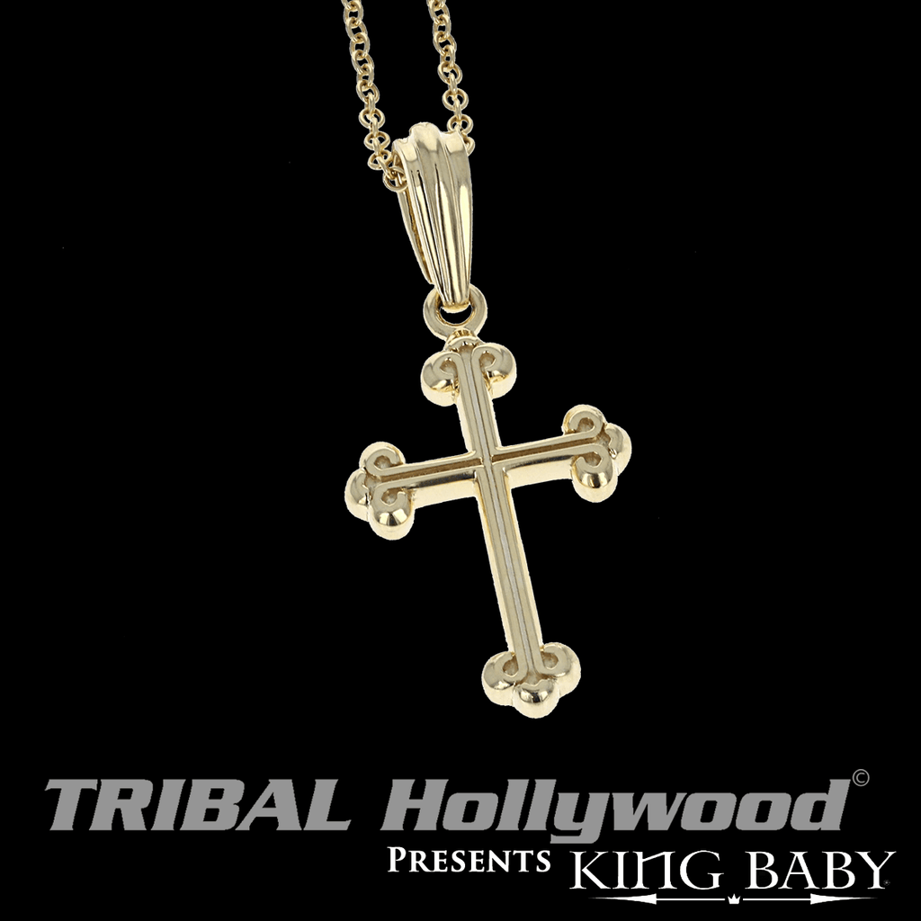 King baby cross necklace on sale
