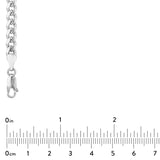 Tribal Hollywood MIAMI CUBAN Chain 5mm in Sterling Silver - Measurement