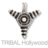 Tesla Coil Wisdom Symbol Necklace Pendant by Bico Australia Front View