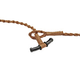FERNLINGS Double Maori Koru Braided Cord Tribal Surf Necklace - Clasp