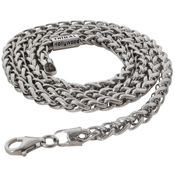 Tribal Hollywood Sterling Silver Wheat Chain for Men