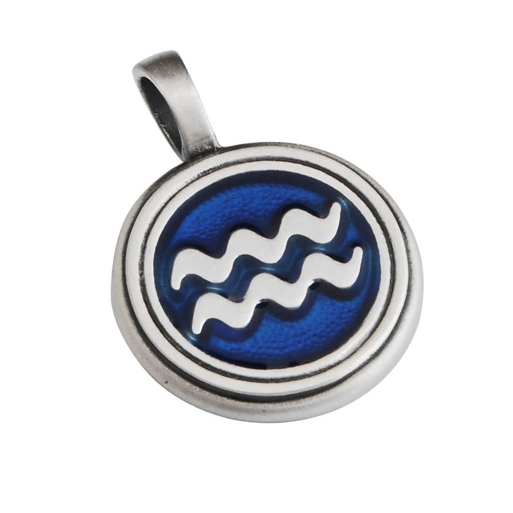 Aquarius star sign necklace on sale