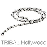 TYPHOON Link Chain Silver Necklace by Bico Australia | Tribal Hollywood