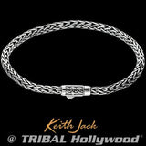 Keith Jack Unbroken Faith Celtic Knots Silver Mens Chain