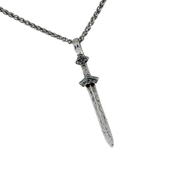 Petrichor VIKING SWORD LARGE Mens Pendant Necklace by Keith Jack