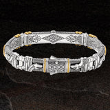 Konstantino BRONZE SERPENT BRACELET for Men in Sterling Silver - Back View