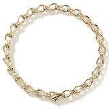 John Hardy Mens Surf Link 14k Gold Medium 10mm Bracelet - Top View