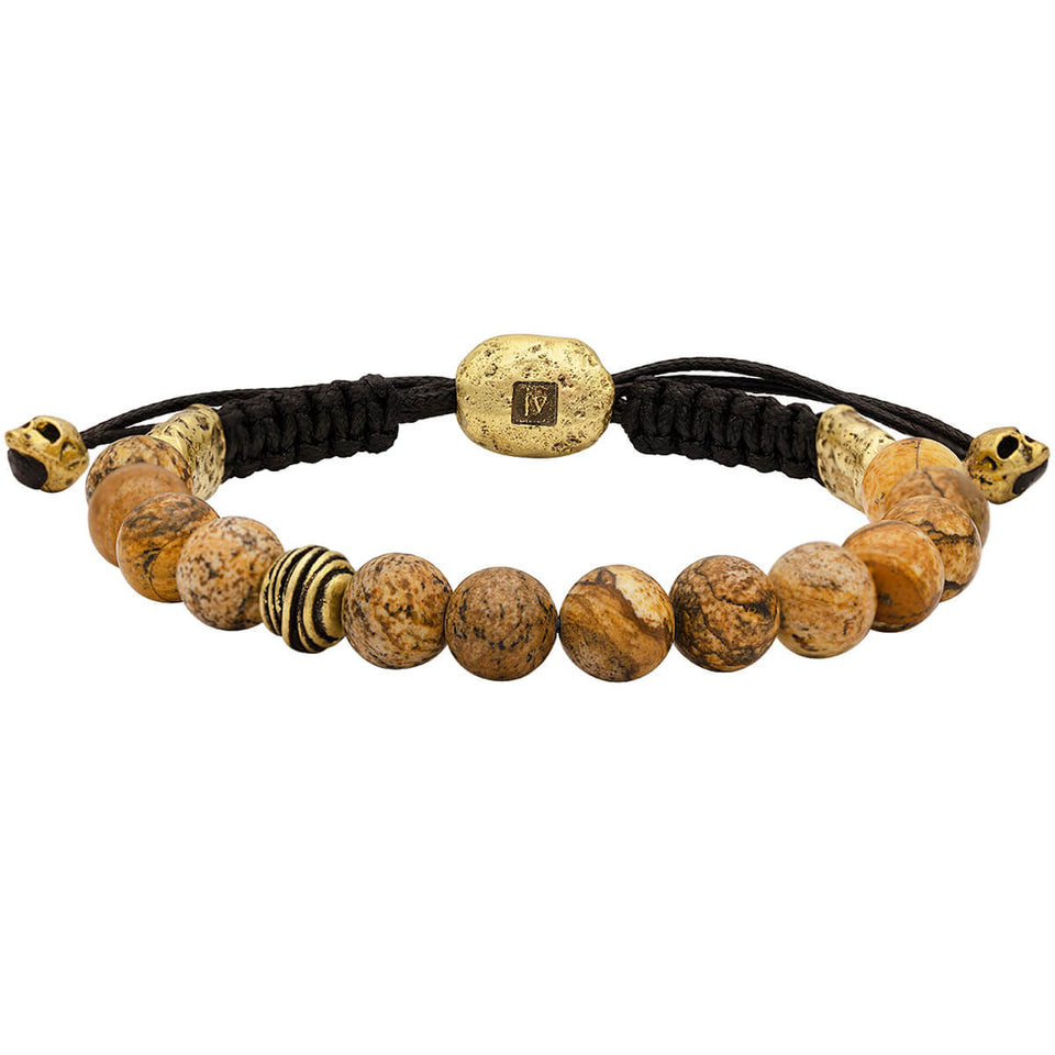 John Varvatos JASPER BEAD Adjustable Bracelet for Men