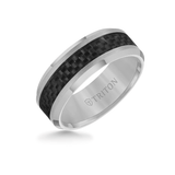 Triton VELOCITY RING Tungsten Carbide and Carbon Fiber Mens Ring