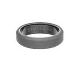 Triton MATTE RING Textured Black Tungsten Carbide Mens Ring