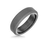 Triton MATTE RING Textured Black Tungsten Carbide Mens Ring