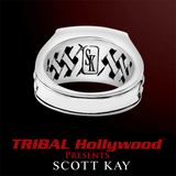 WOVEN SILVER Ring for Men by Scott Kay