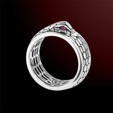 Scott Kay PYTHON RING Sterling Silver Snake Ring for Men