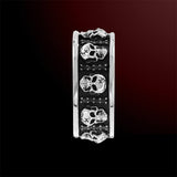 Scott Kay UNKAGED SKULLS BAND Sterling Silver Ring for Men