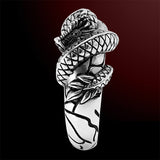 DRAGON RING for Men by Scott Kay in Sterling Silver - Front View