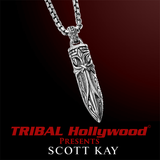 BULLET CROSS Scott Kay Mens Sterling Silver Necklace