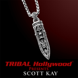 BULLET CROSS Scott Kay Mens Sterling Silver Necklace