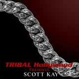 SPARTA LARGE Engraved Sterling Silver Mens Link Bracelet by Scott Kay