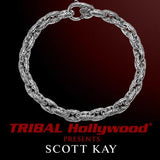 Scott Kay anchor link sterling designer bracelet.