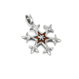 SNOWFLAKE Colored Resin Mens Pendant by Bico Australia
