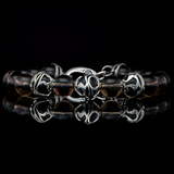 William Henry THE SMOKE Beaded Quartz Bracelet for Men
