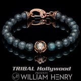 William Henry MOONLIGHT Bead Mens Bracelet with South Sea Pearl