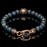 William Henry MOONLIGHT Bead Mens Bracelet with South Sea Pearl