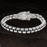 Konstantino GOLD POSEIDON TRIDENT Bracelet for Men in Sterling Silver - Back Side