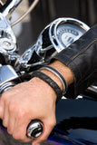 LEATHER INLAY SILVER CUFF Medium Sterling Bracelet by Scott Kay