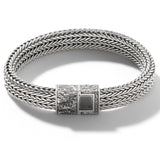 John Hardy Mens Rata Bracelet with Volcanic Textured Clasp