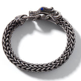 John Hardy Mens Legends Naga Dragon 15mm Heavy Duty Silver Link Bracelet - Top View 2