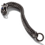 John Hardy Mens Legends Naga Dragon 15mm Heavy Duty Silver Link Bracelet - Full View