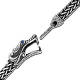 John Hardy Mens Legends Naga Dragon 15mm Heavy Duty Silver Link Bracelet - Clasp View