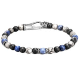 Sodalite Jasper and Onyx Bead Bracelet by John Hardy - Backside