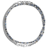 John Hardy Mens Transformable Multi-Wrap Silver and Bead Hybrid Bracelet and Necklace - Top View