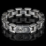 William Henry ARGENT Heavy Duty Sterling Silver Link Bracelet for Men