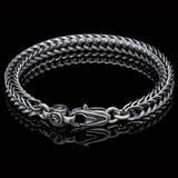 William Henry VULPINE BRACELET Sterling Silver Mens Foxtail Link Bracelet - Back Side