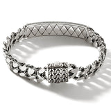 John Hardy Mens Legends Naga Dragon Station Bracelet in Sterling Silver - Back Side