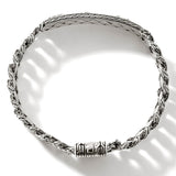 John Hardy Mens Legends Naga Dragon Station Bracelet in Sterling Silver - Top View