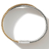 John Hardy Mens Rata Link 14k Gold and Silver Double Strand Bracelet - Top View