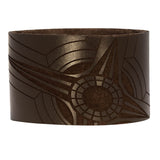 ETHEREAL Leather Cuff Celtic Cross