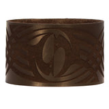 MAORI Leather Cuff Tribal Tattoo