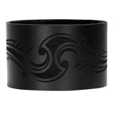RAPA NUI Leather Cuff Tribal Tattoo