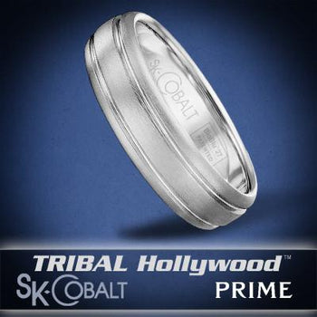 ZETA PRIME Ring SK Cobalt Men's Wedding Band by Scott Kay
